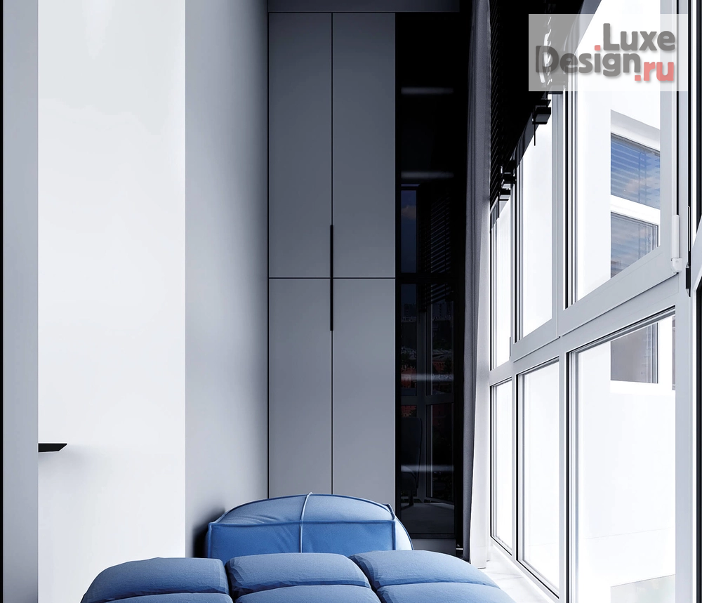 Дизайн интерьера двухкомнатной квартиры "Серые тона в дизайне двухкомнатной квартиры" (фото 12)