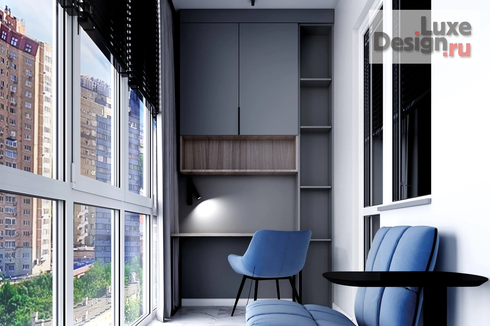 Дизайн интерьера двухкомнатной квартиры "Серые тона в дизайне двухкомнатной квартиры" (фото 14)