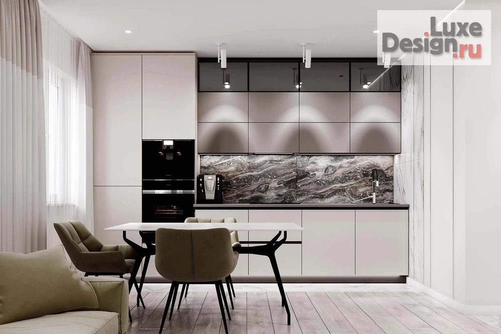 Дизайн интерьера однокомнатной квартиры "Современный дизайн однокомнатной квартиры" (фото 1)