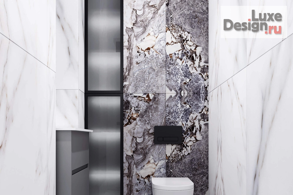 Дизайн интерьера двухкомнатной квартиры "Серые тона в дизайне двухкомнатной квартиры" (фото 18)