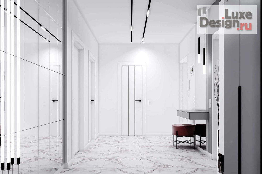 Дизайн интерьера двухкомнатной квартиры "Светлый дизайн квартиры" (фото 6)