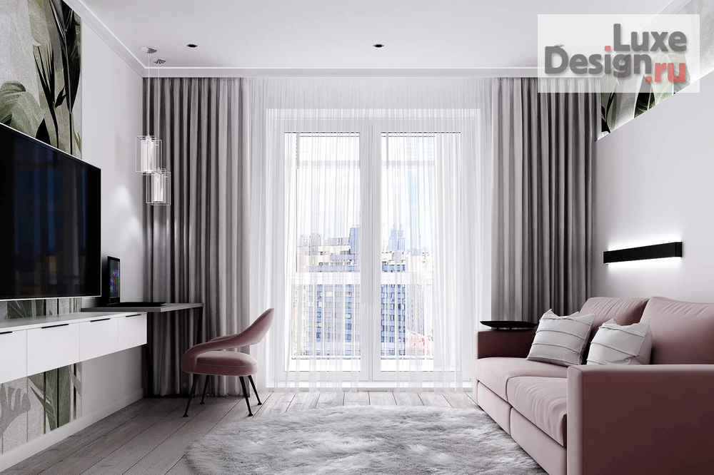 Дизайн интерьера двухкомнатной квартиры "Светлый дизайн квартиры" (фото 8)