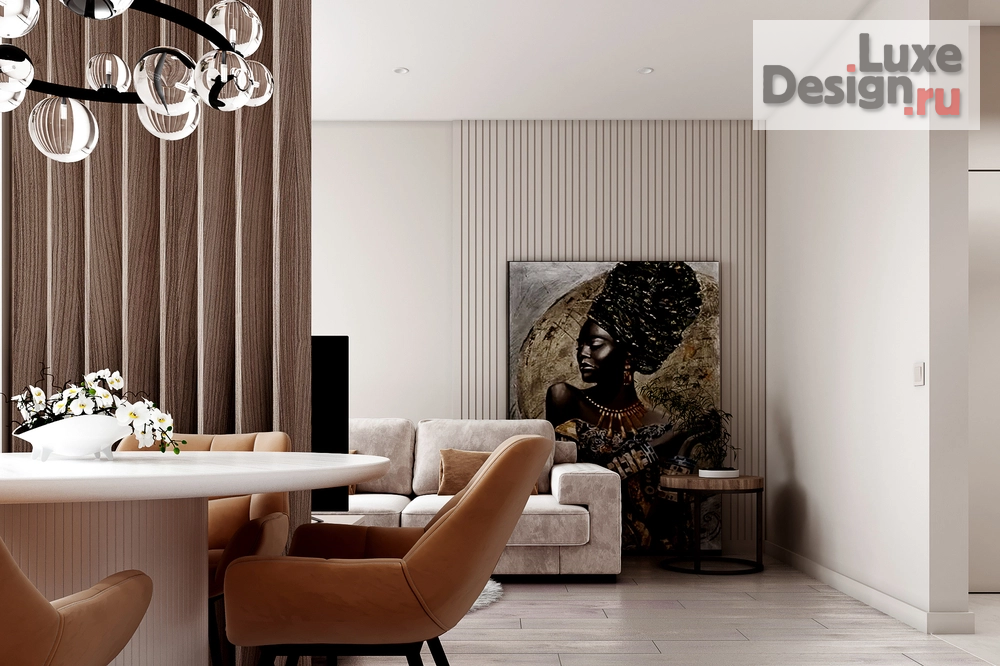 Дизайн интерьера однокомнатной квартиры "Светлый дизайн квартиры-студии" (фото 5)