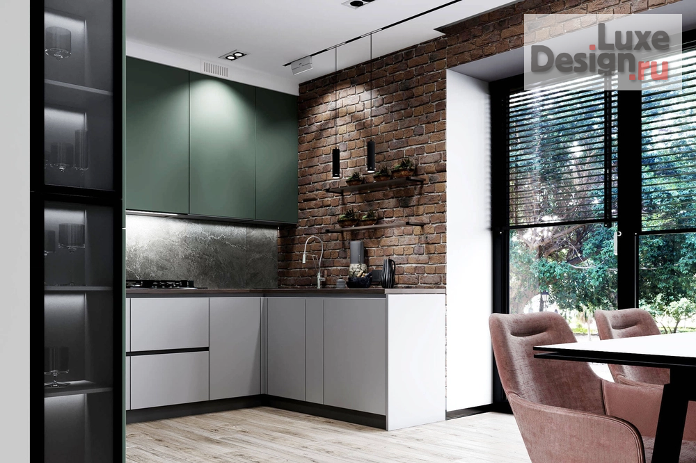 Дизайн интерьера коттеджа "Дизайн коттеджа в стиле Loft" (фото 4)