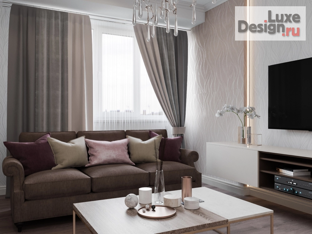 Дизайн интерьера двухкомнатной квартиры "Квартира в Марьино" (фото 7)