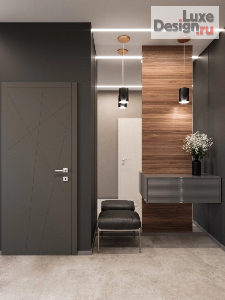 Дизайн интерьера загородного дома "Минимализм и четкость форм" (фото 8)