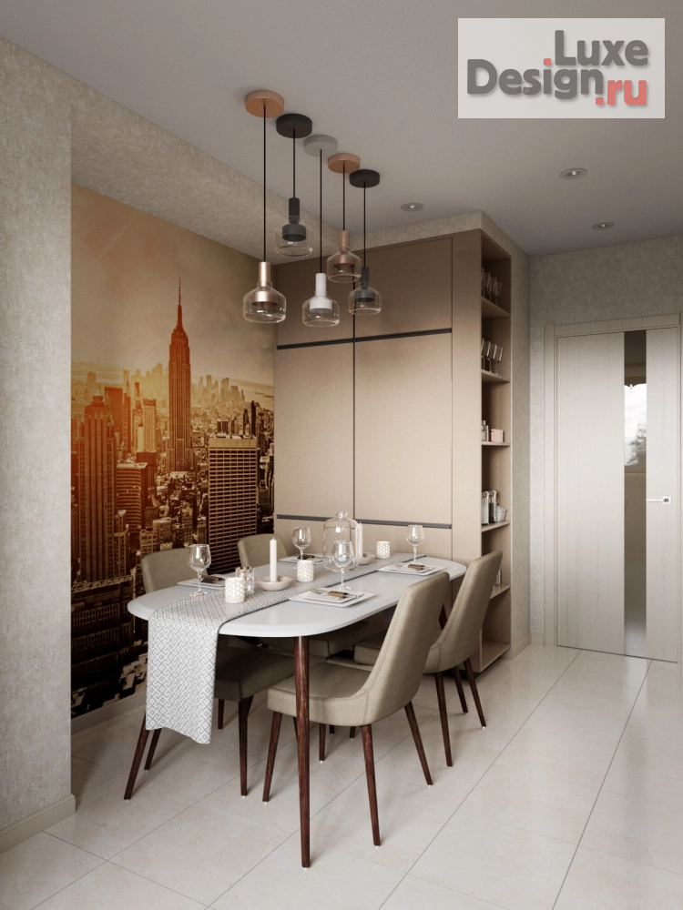 Дизайн интерьера двухкомнатной квартиры "Квартира в Марьино" (фото 14)