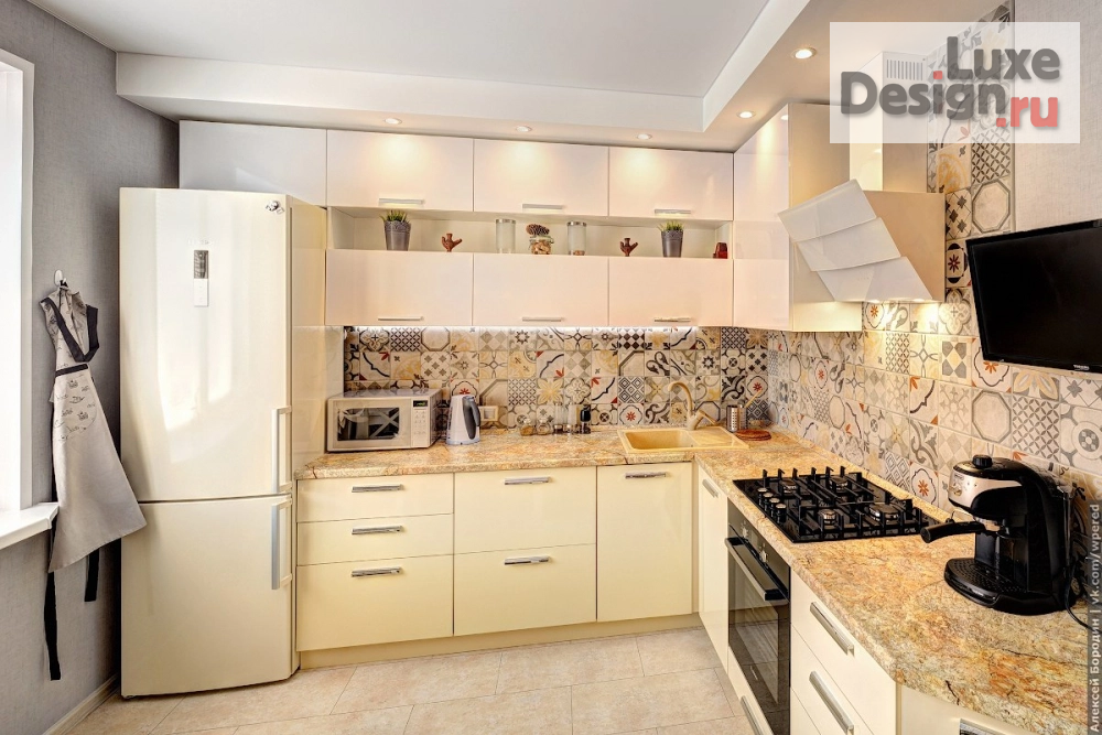 Дизайн интерьера кухни "Кухня В Теплых Тонах" (фото 5)