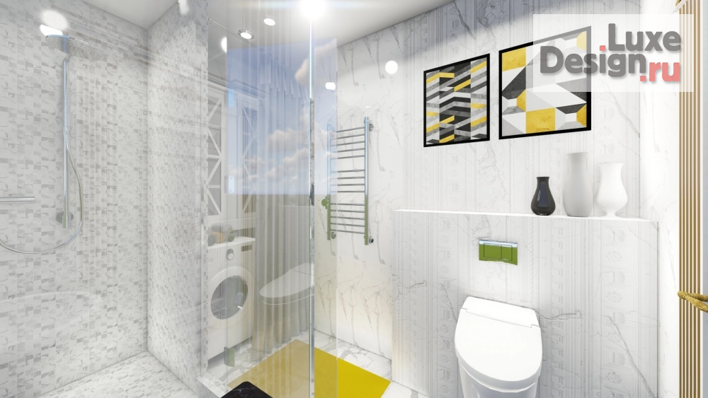 Дизайн интерьера двухкомнатной квартиры "Проект двухкомнатной квартиры в г.Химки" (фото 3)