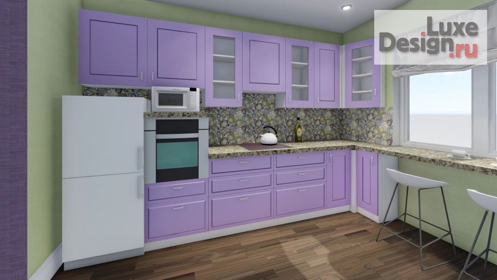 Дизайн интерьера кухни "Интерьер кухни и гостиной" (фото 3)