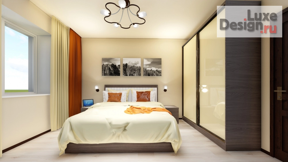 Дизайн интерьера двухкомнатной квартиры "Цветное настроение" (фото 16)