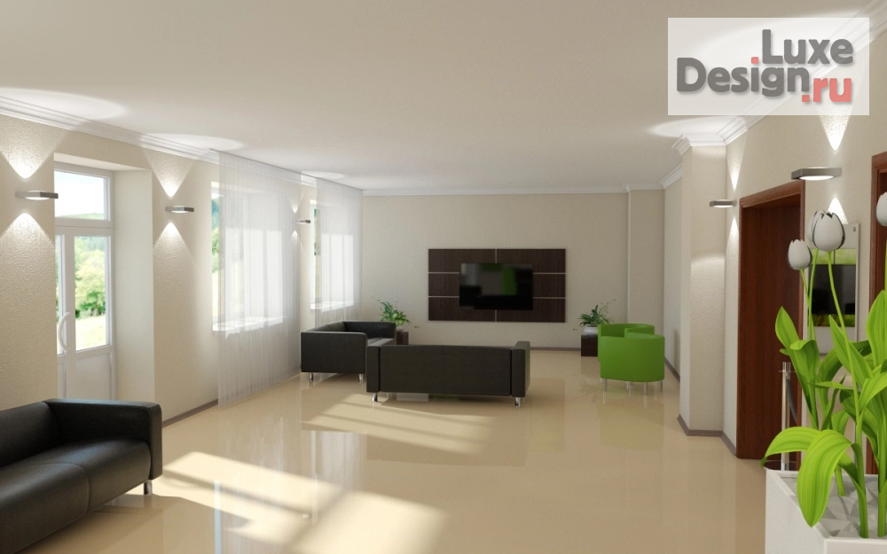 Дизайн интерьера оздоровительного комплекса "Лесной" (фото 1)