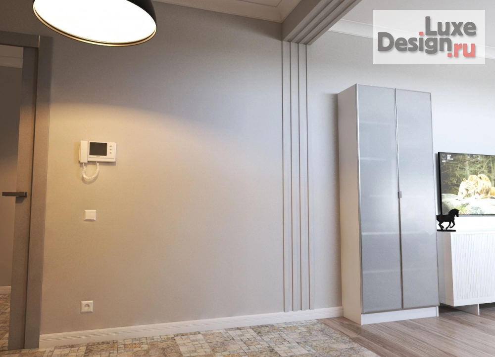 Дизайн интерьера двухкомнатной квартиры "Открытая студия" (фото 5)