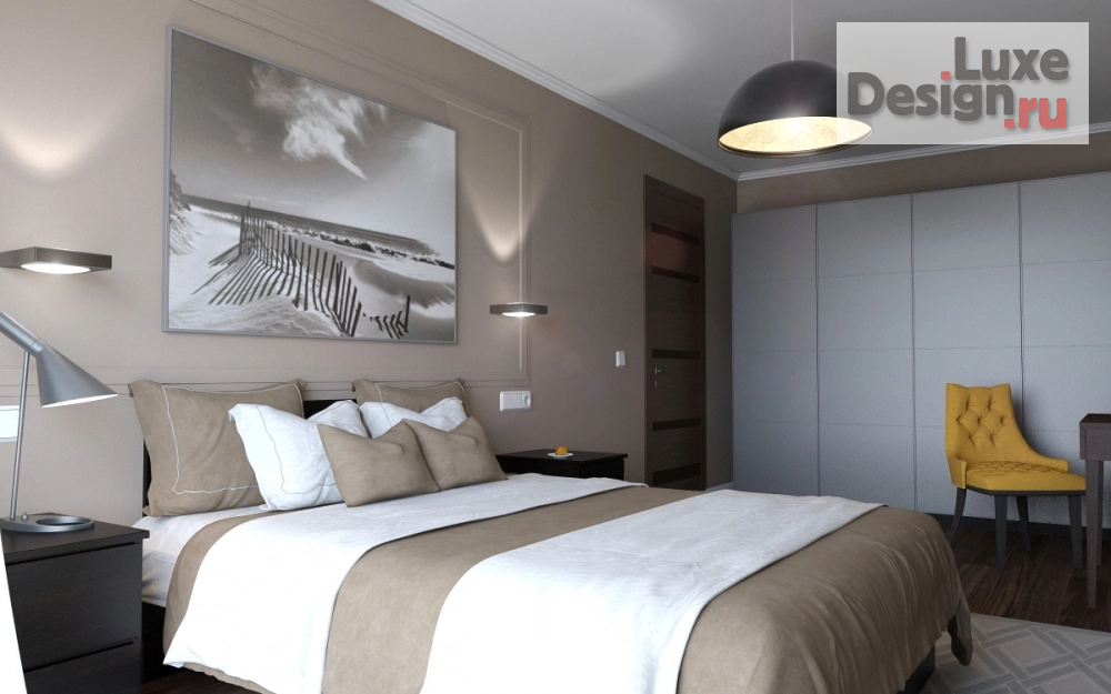 Дизайн интерьера двухкомнатной квартиры "Двушка в Москве" (фото 4)