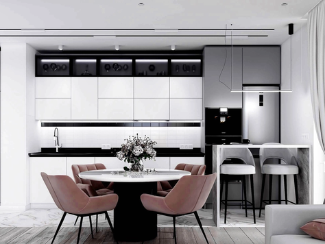 Дизайн интерьера двухкомнатной квартиры в Орле "Светлый дизайн квартиры"