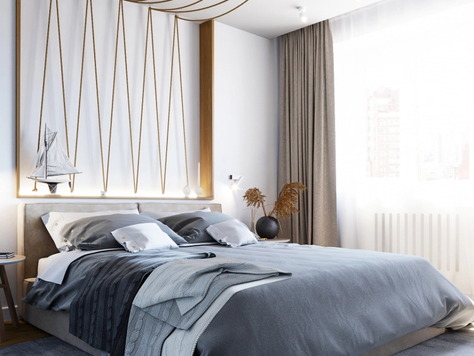 Дизайн интерьера двухкомнатной квартиры в Орле "SIMPLE"