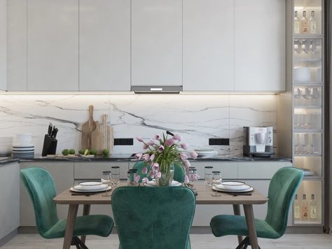 Дизайн интерьера двухкомнатной квартиры в Орле "2-х комнатная квартира ЖК Летний сад"